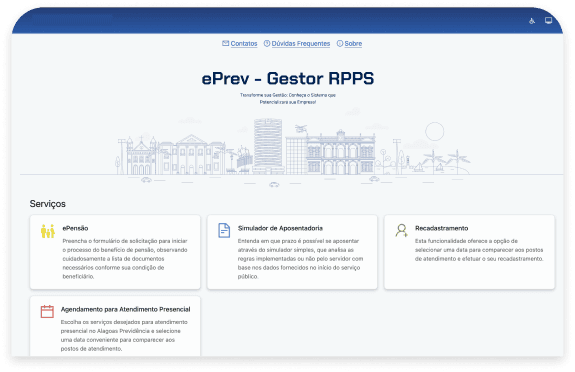 Demonstração da plataforma ePrev